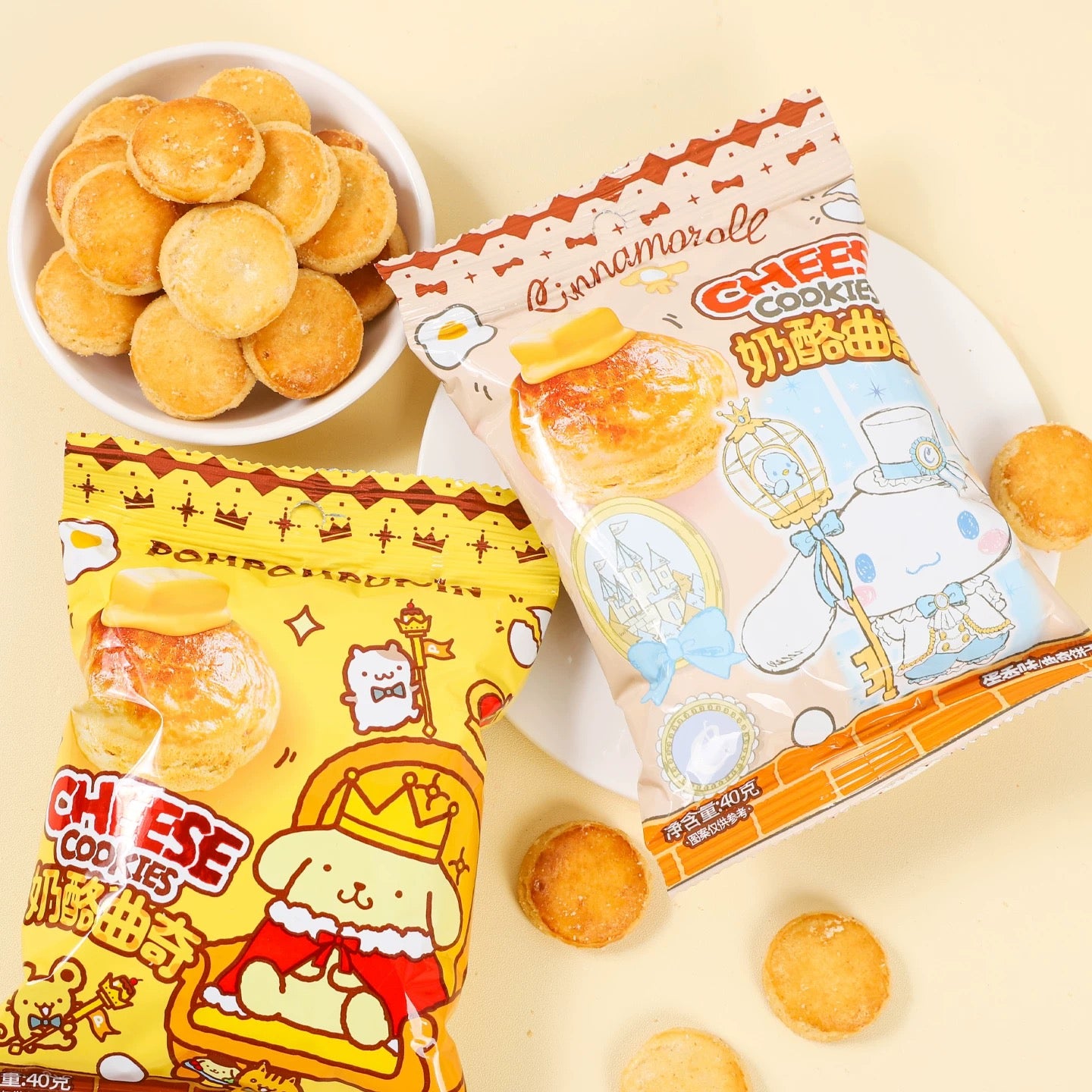 Sanrio cheese cookies