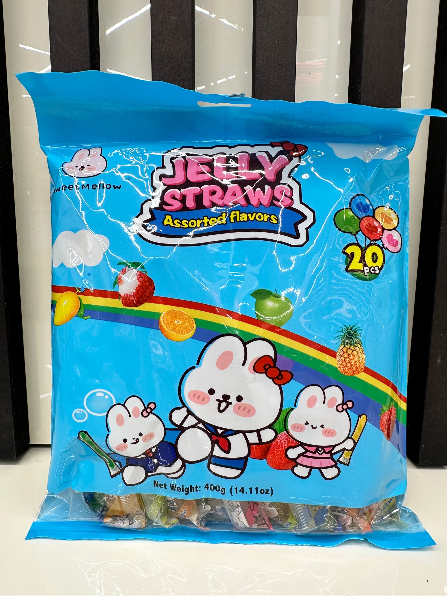 Jelly straws frutta assortita 20pz