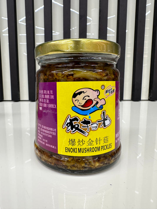 Funghi enoki marinati