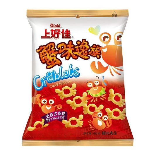 Oishi patatine a forma di granchio