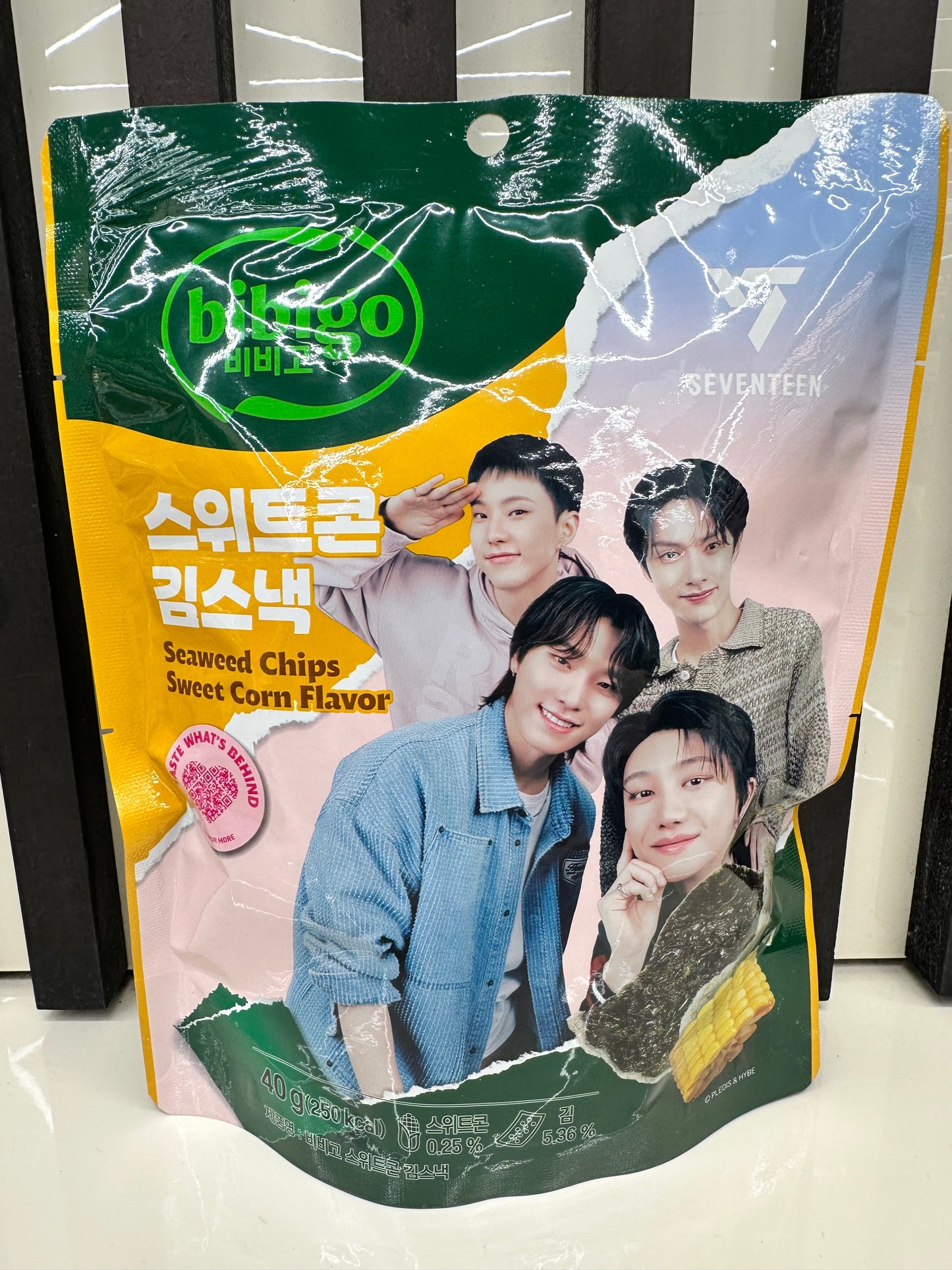Chips di alghe Bibigo x Seventeen