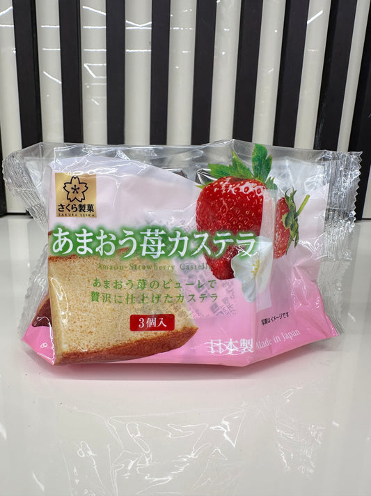 Castella cake alla fragola