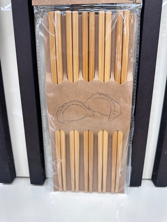Set bacchette bamboo (5paia)