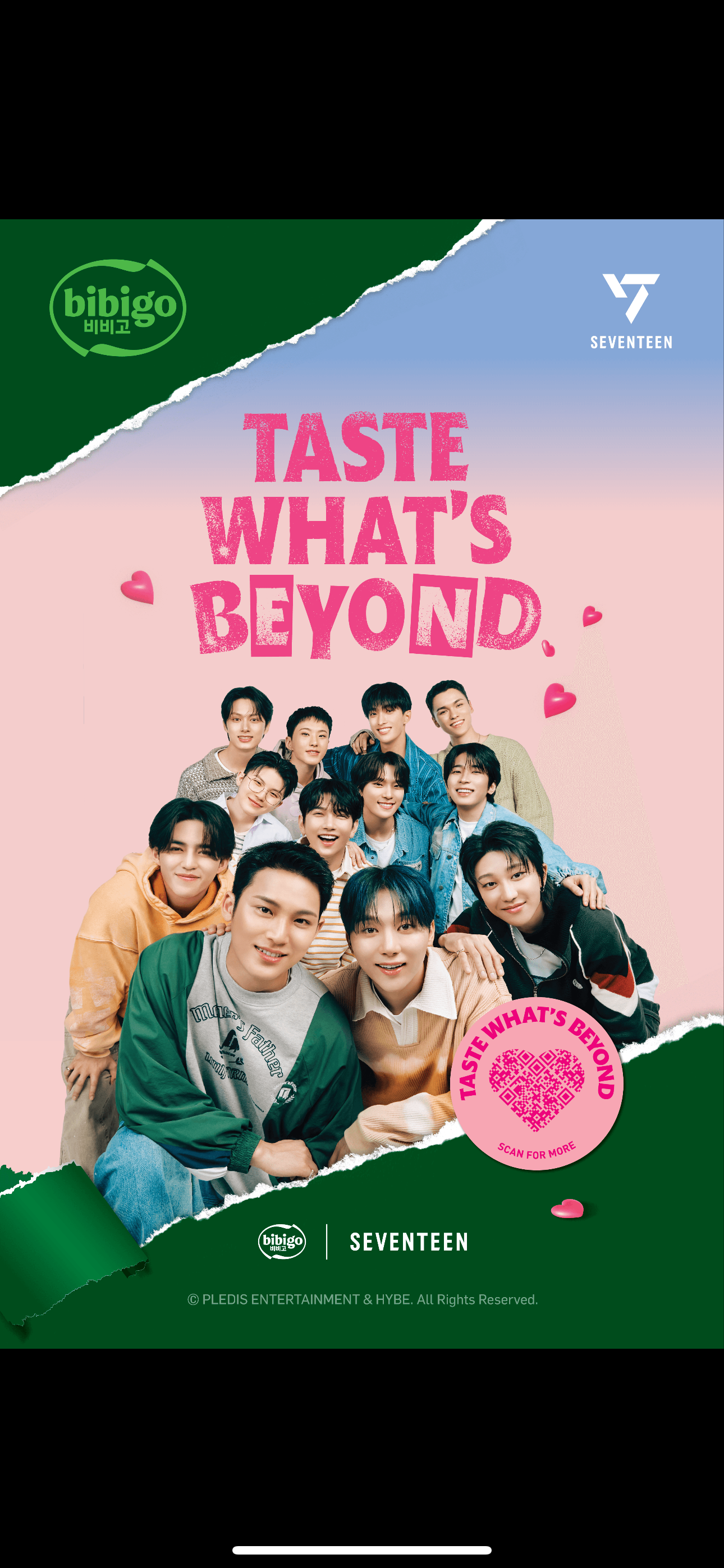 Chips di alghe Bibigo x Seventeen