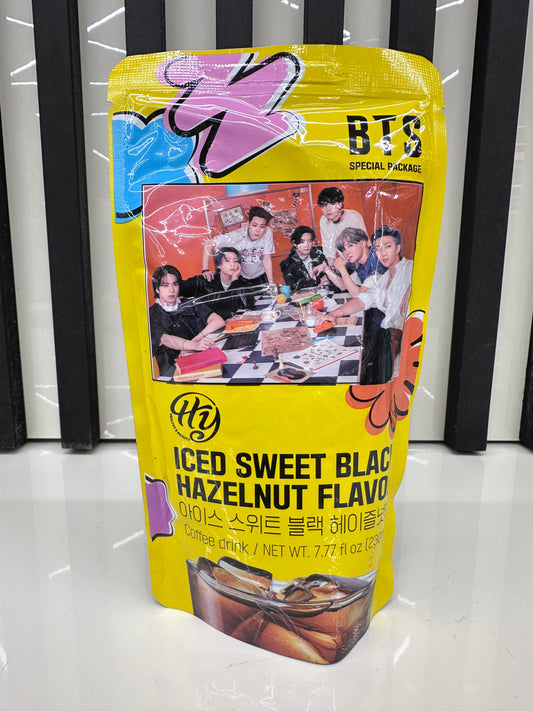 BTS - Iced sweet black hazelnut (caffè alla nocciola)
