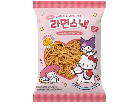 Snack Ramen Sanrio al gusto di pollo fritto Coreano