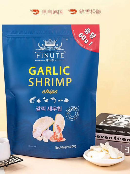 Garlic Shrimp Chips - Nuvole di drago al gambero e aglio formato XL