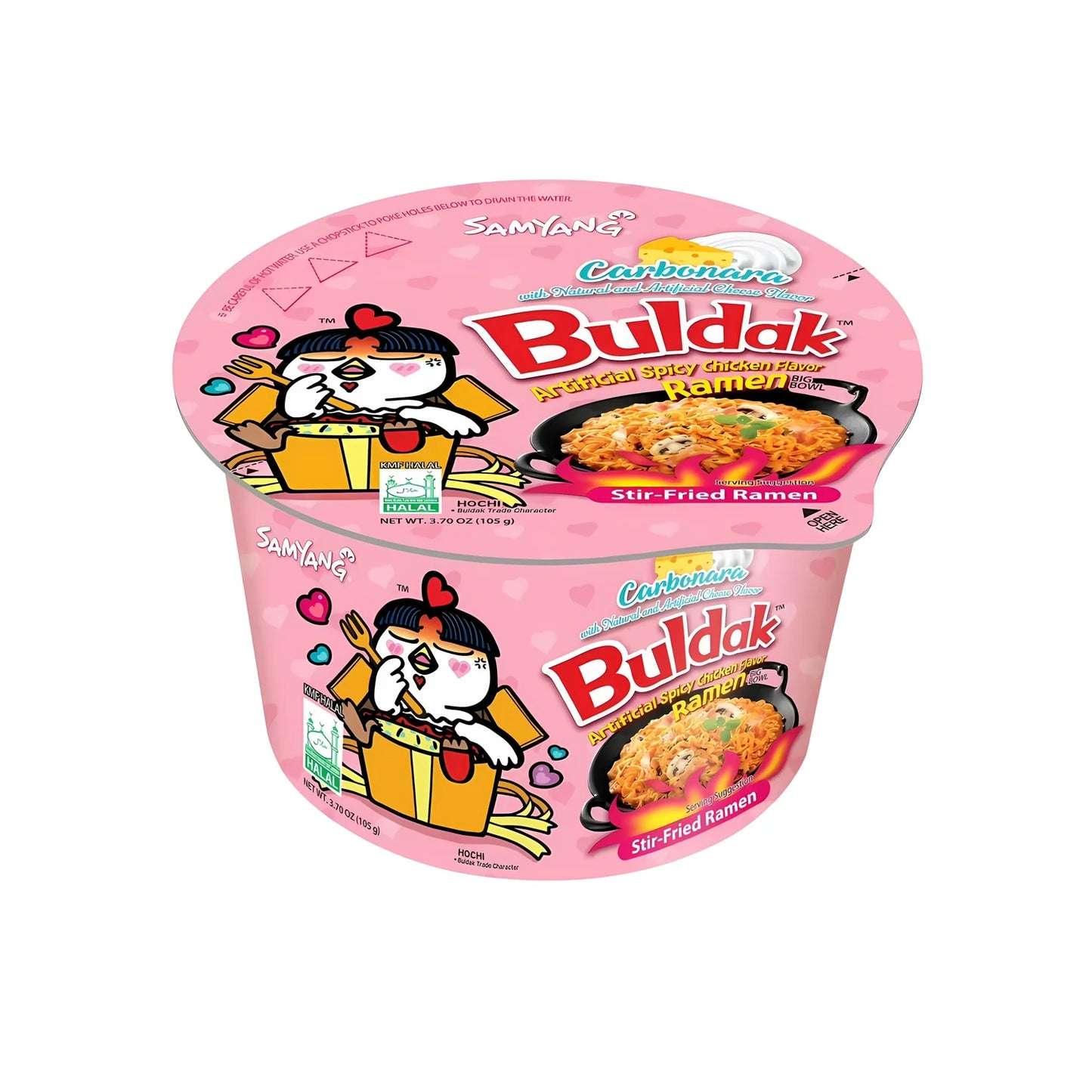 Buldak ramen Carbonara
