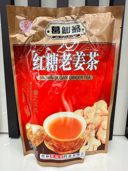 Tè allo zenzero e zucchero di canna