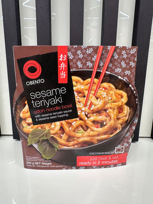 Obento udon sesame teriyaki