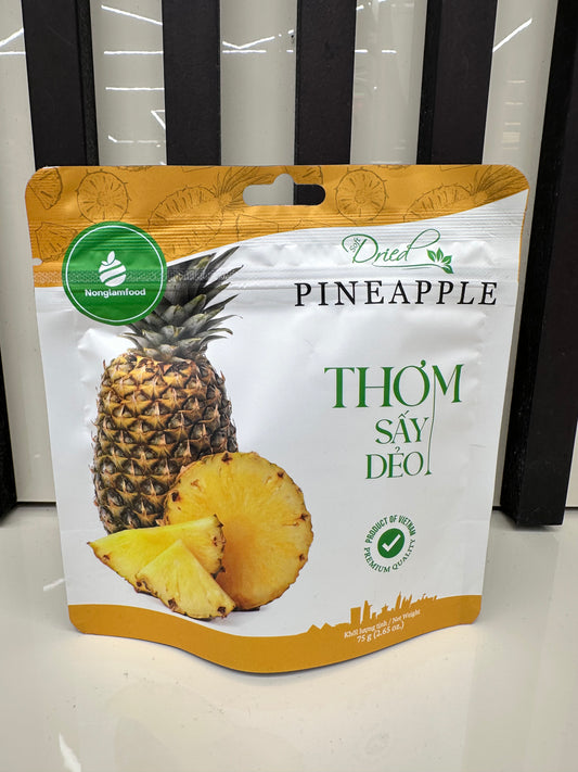 Snack di ananas disidratato