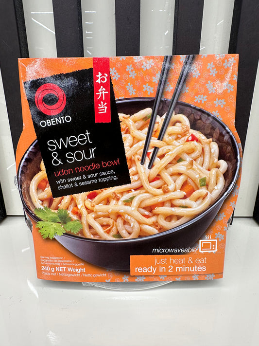 Obento udon istantaneo agrodolce