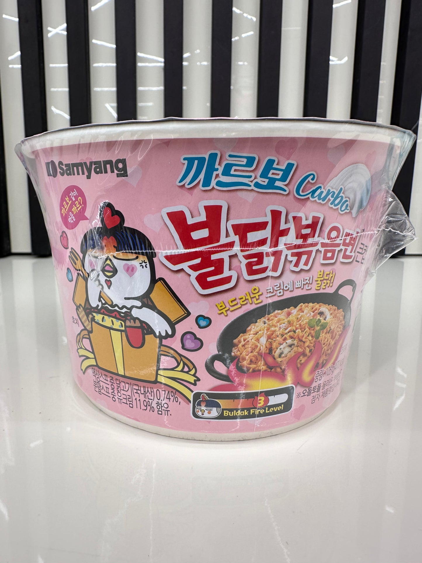 Buldak ramen Carbonara