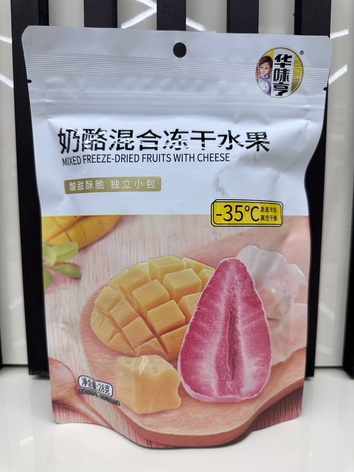 Fragola e mango liofilizzato